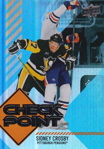 insert karta SIDNEY CROSBY 24-25 UD Ser. 1 Check Point číslo CP-14